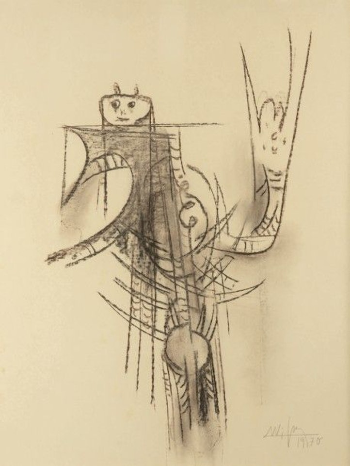 The Zombie Bird by Wifredo Lam