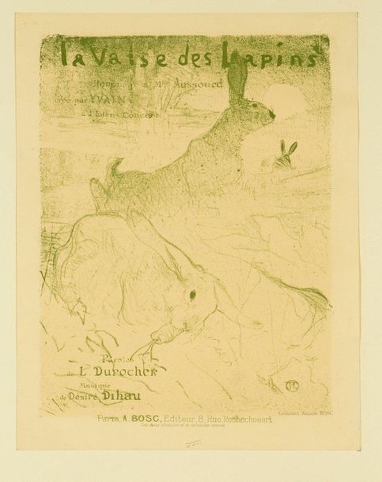 The Waltz of the Rabbits by Henri de Toulouse-Lautrec