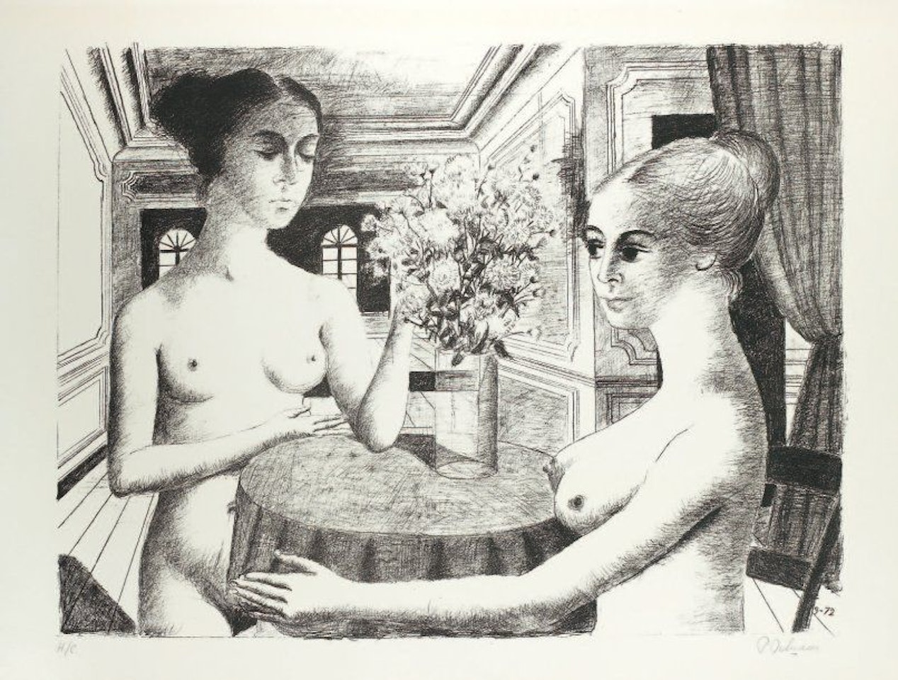 Le silence by Paul Delvaux