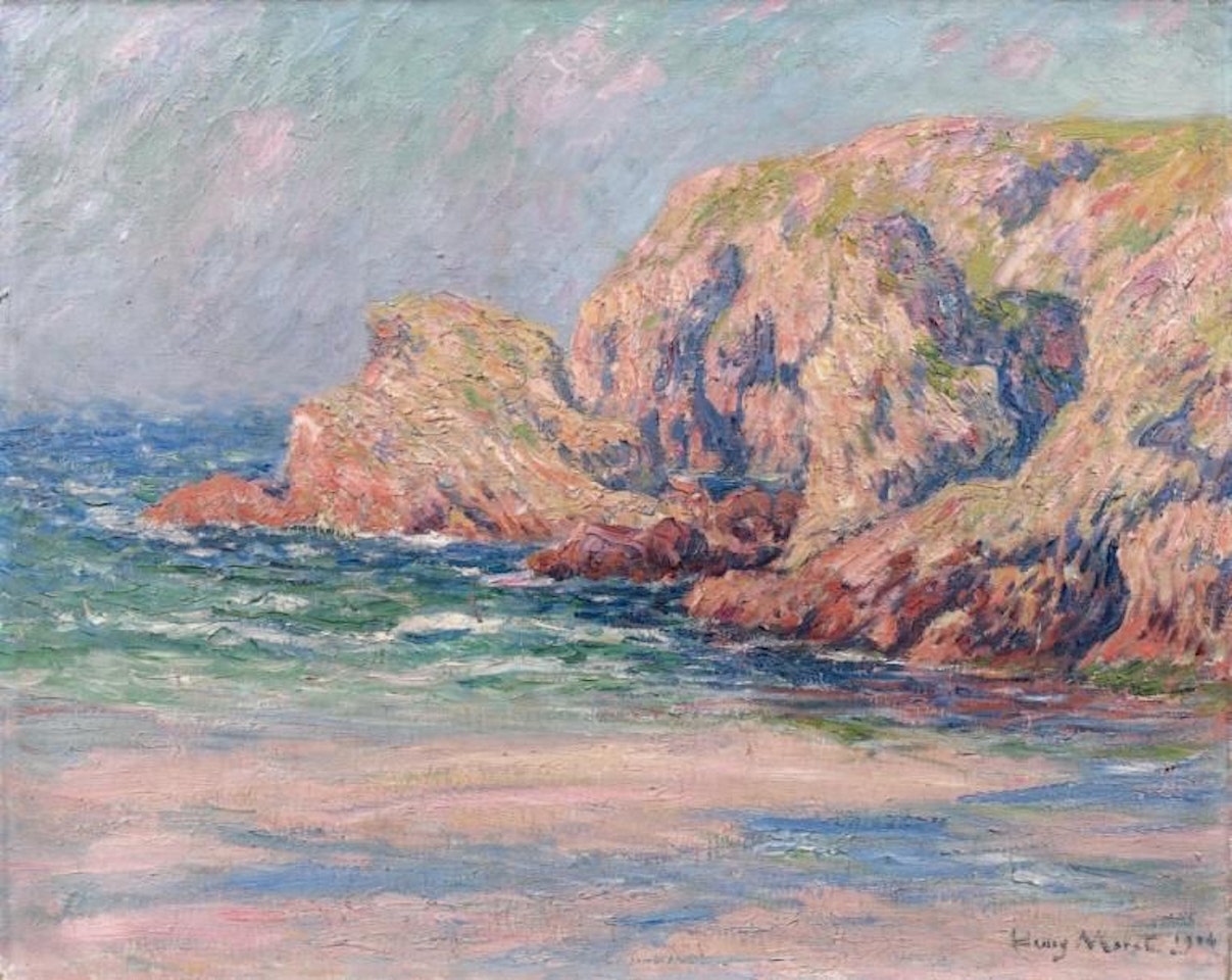 Belle Île en mer, rochers le port Donnant by Henry Moret