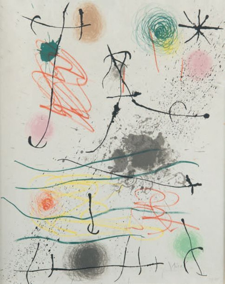A few flowers for friends by Joan Miró