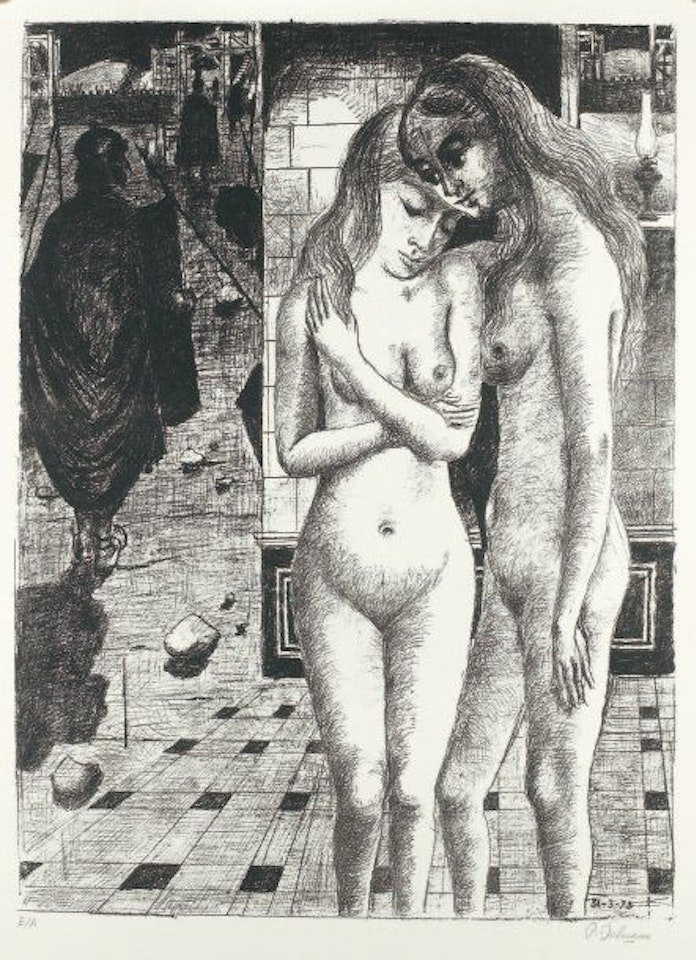 Les captives by Paul Delvaux