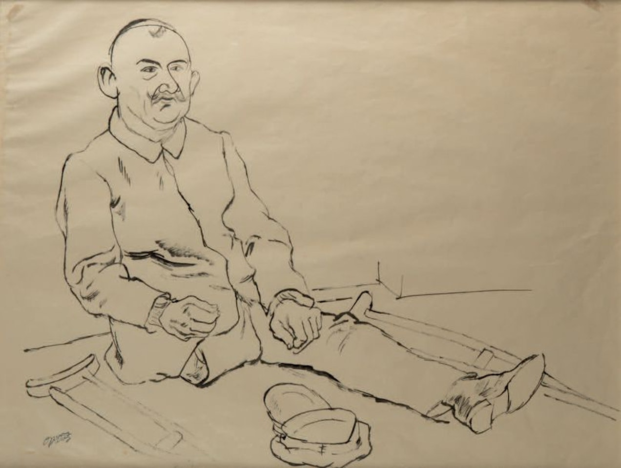 War amputee by George Grosz
