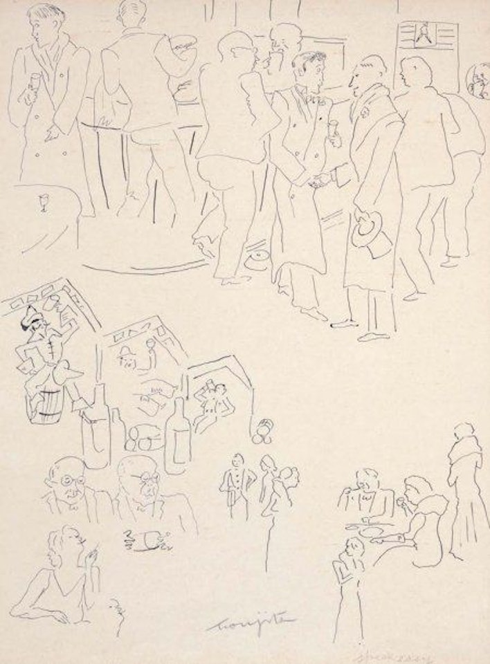 Speak easy, New York by Leonard Tsuguharu Foujita