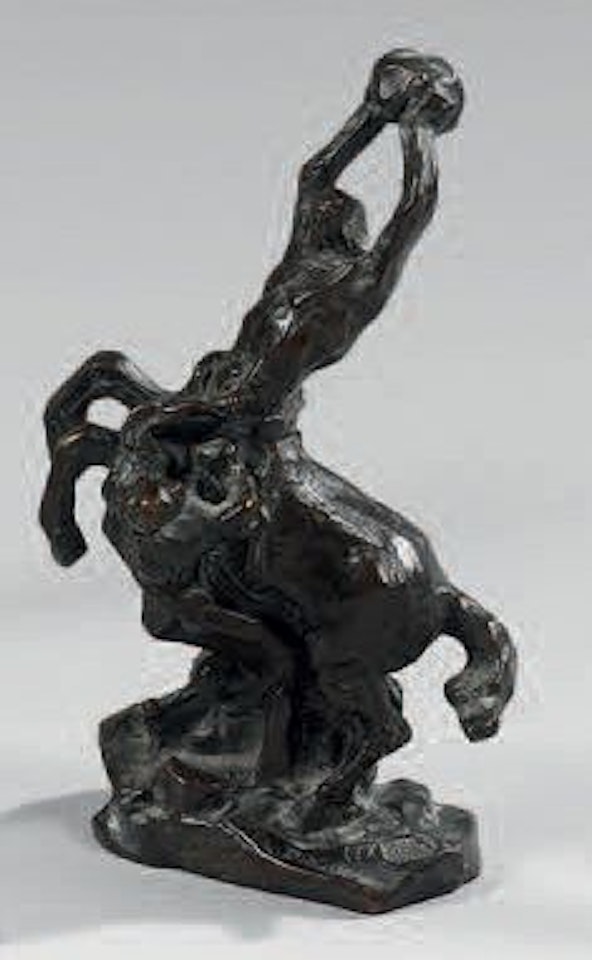 Centaur stoning a man by Aime Jules Dalou