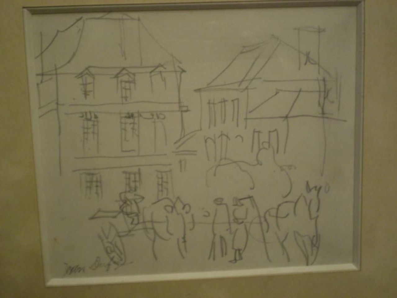 Attelage en ville by Jean Dufy