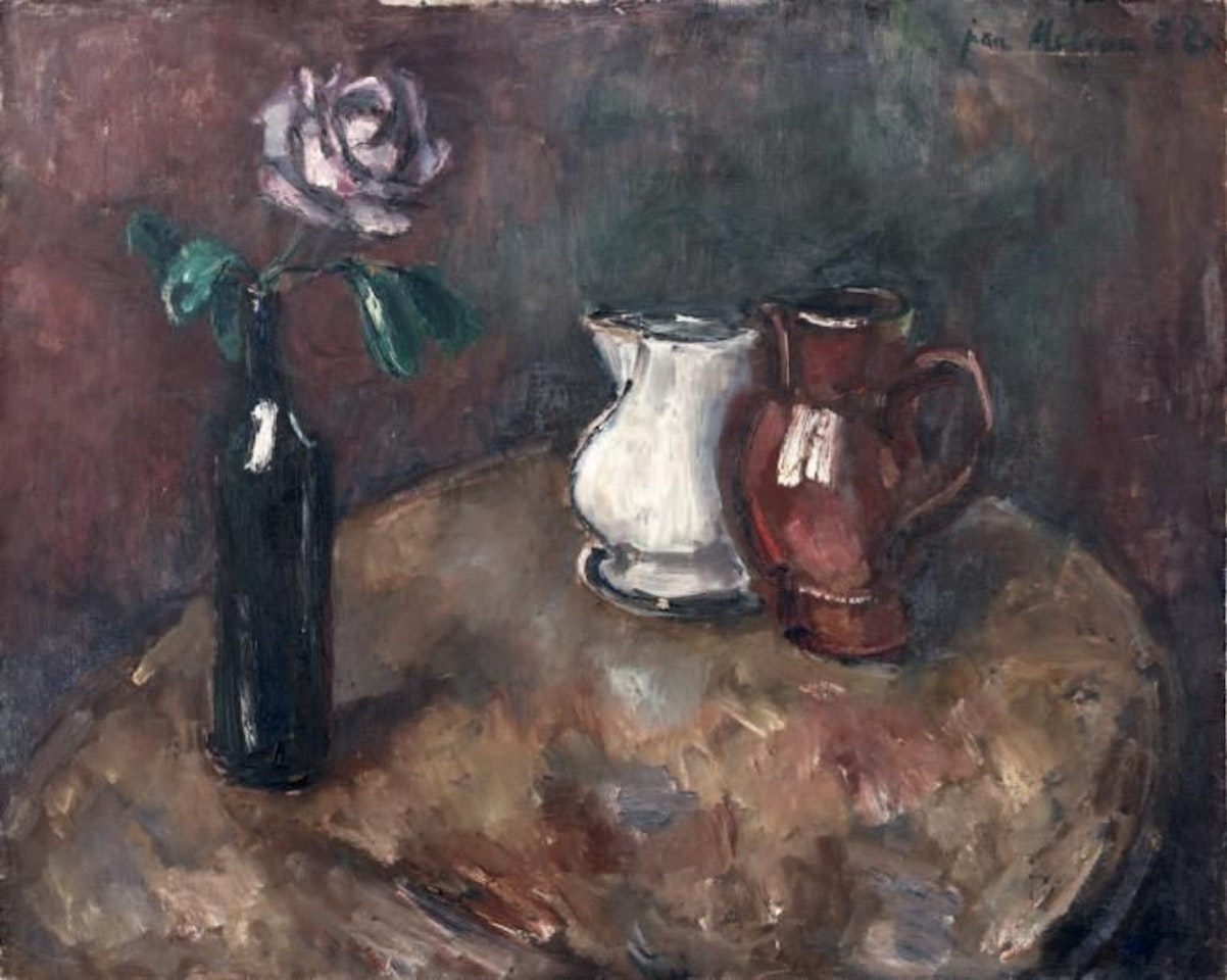 Two jugs with roses by Jean Hélion