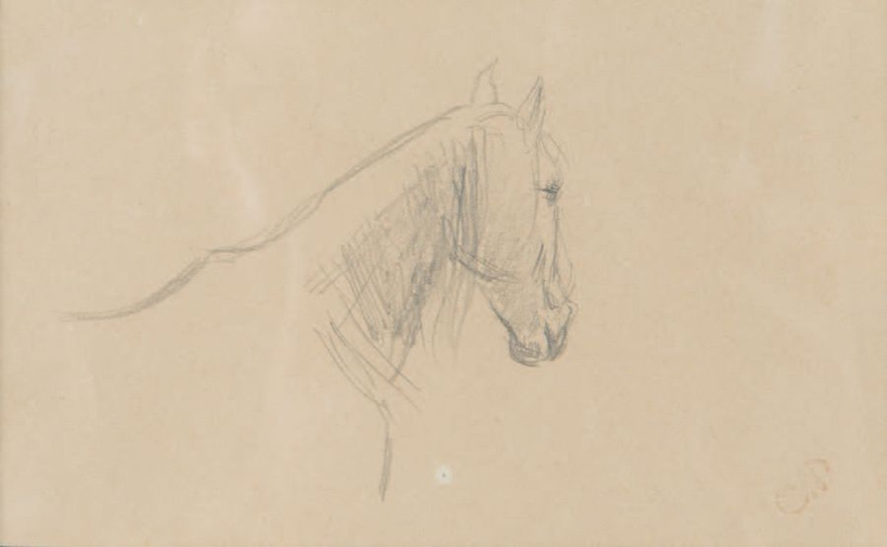 Horse by Camille Pissarro