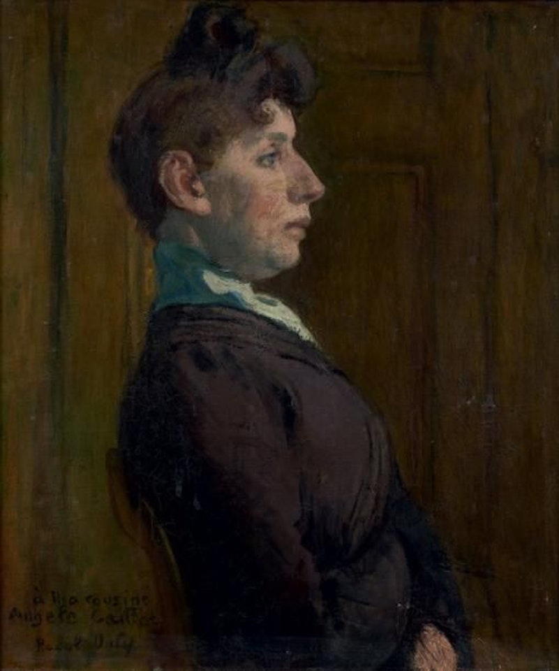 Portrait of a woman in profile by Raoul Dufy