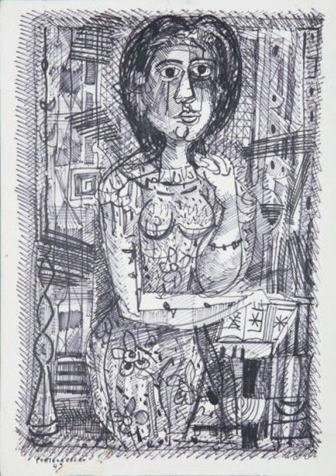Standing Woman by René Portocarrero