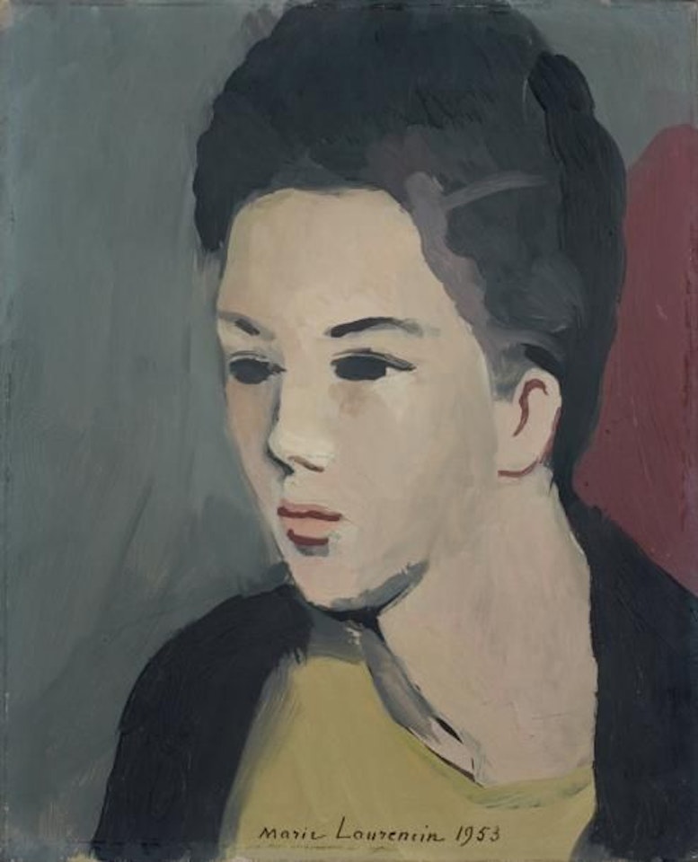Portrait of Mademoiselle... by Marie Laurencin