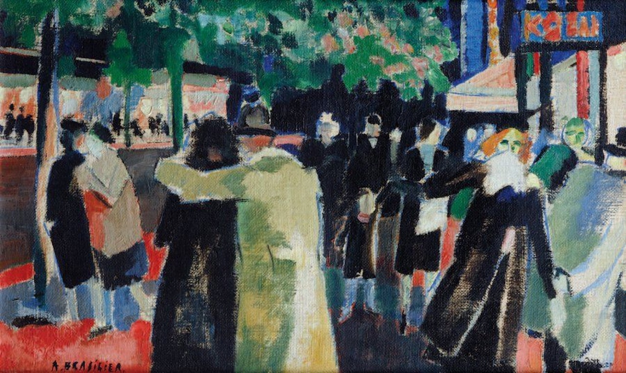 The Lovers of Montparnasse by André Brasilier