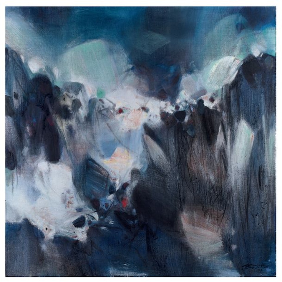 Vision de Saphir by Chu Teh-Chun