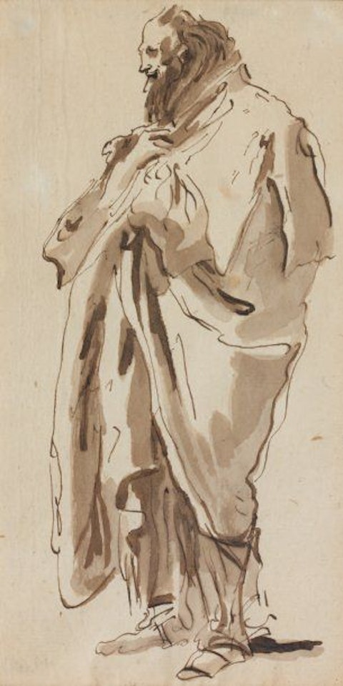 A beggar by Giovanni Domenico Tiepolo