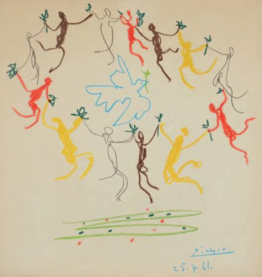 La Ronde de la jeunesse, 25-7-61 by Pablo Picasso