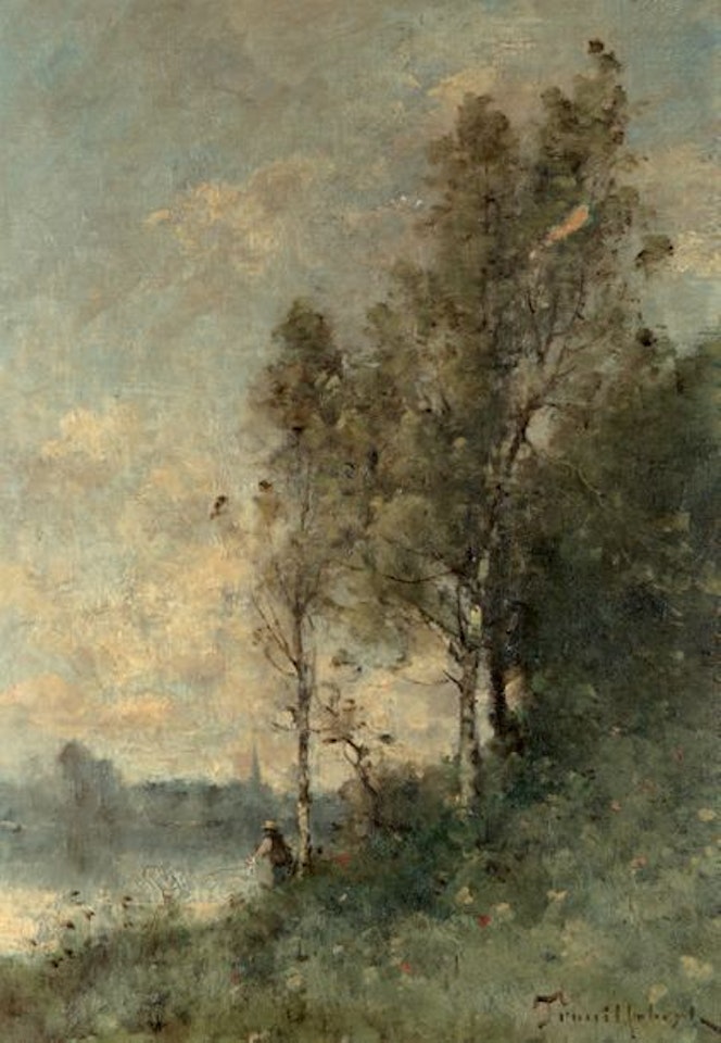Fisherman by Paul Désiré Trouillebert