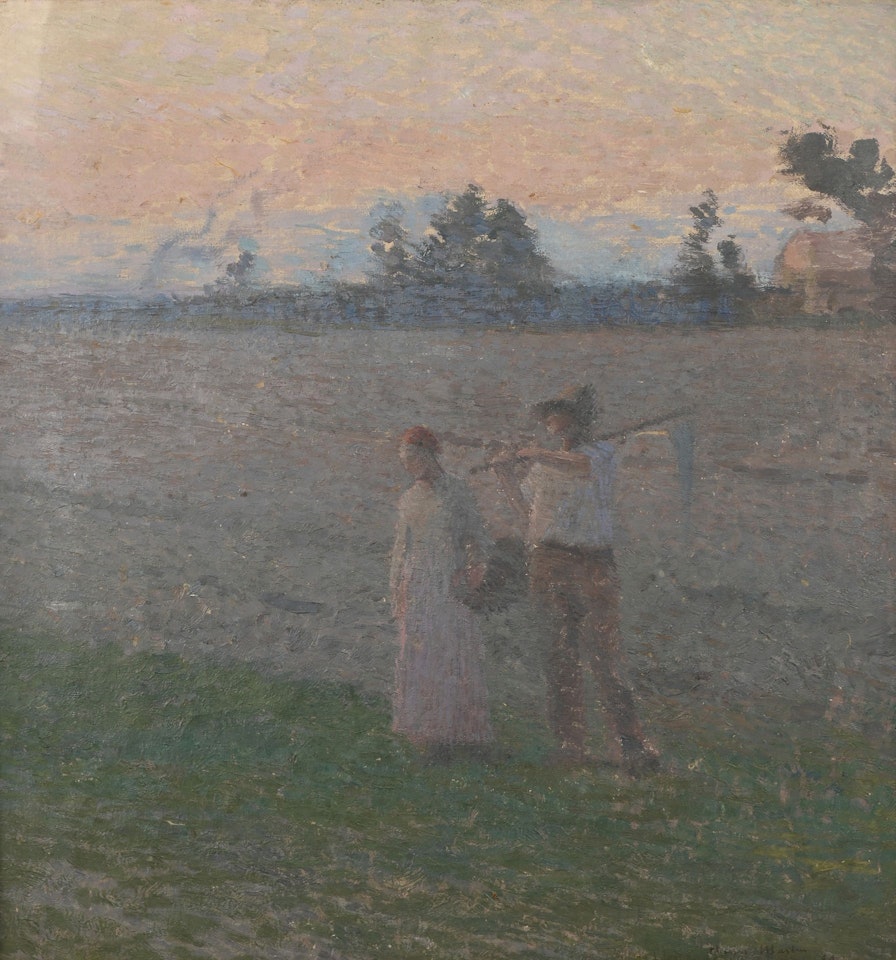Return from the fields by Henri Martin
