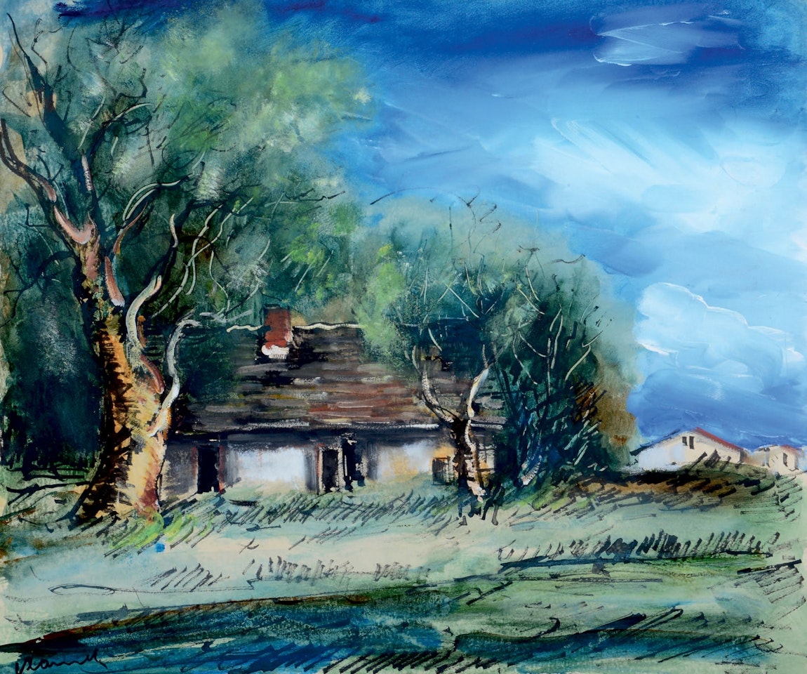 The hamlet by Maurice de Vlaminck