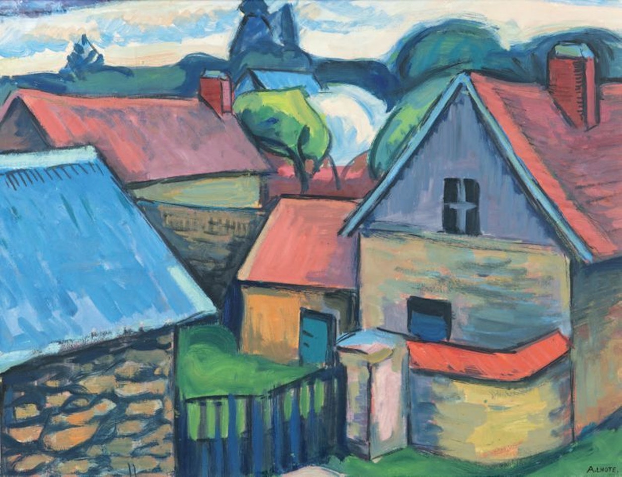 Village of Normandy, near Orgeville by André Lhote