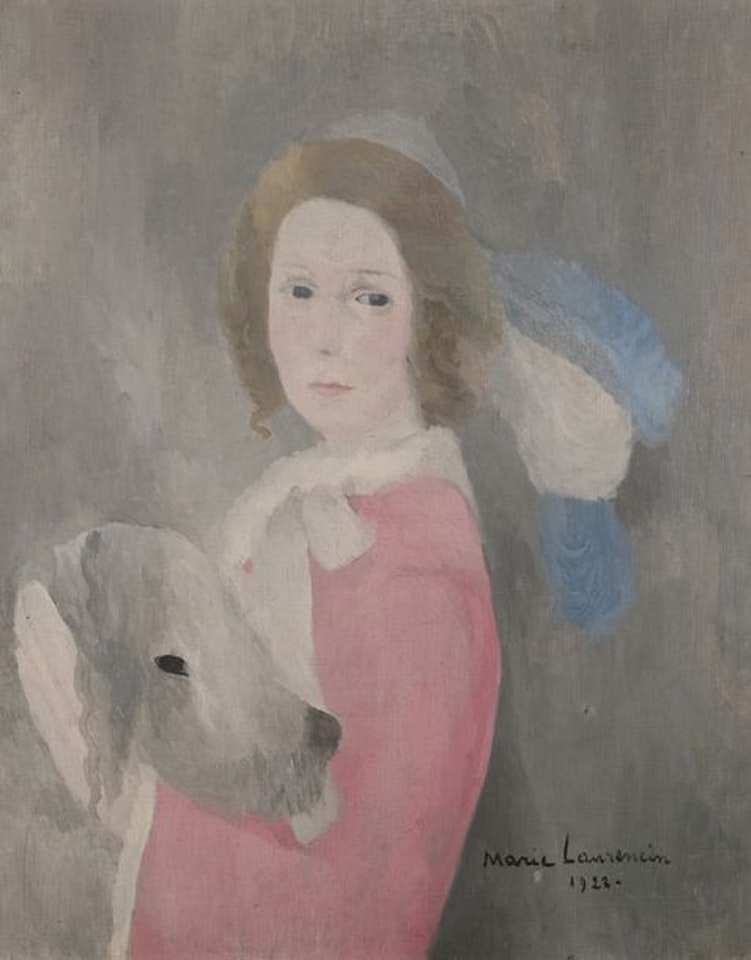 Portrait of Jeanne Dubost, née Bénard by Marie Laurencin