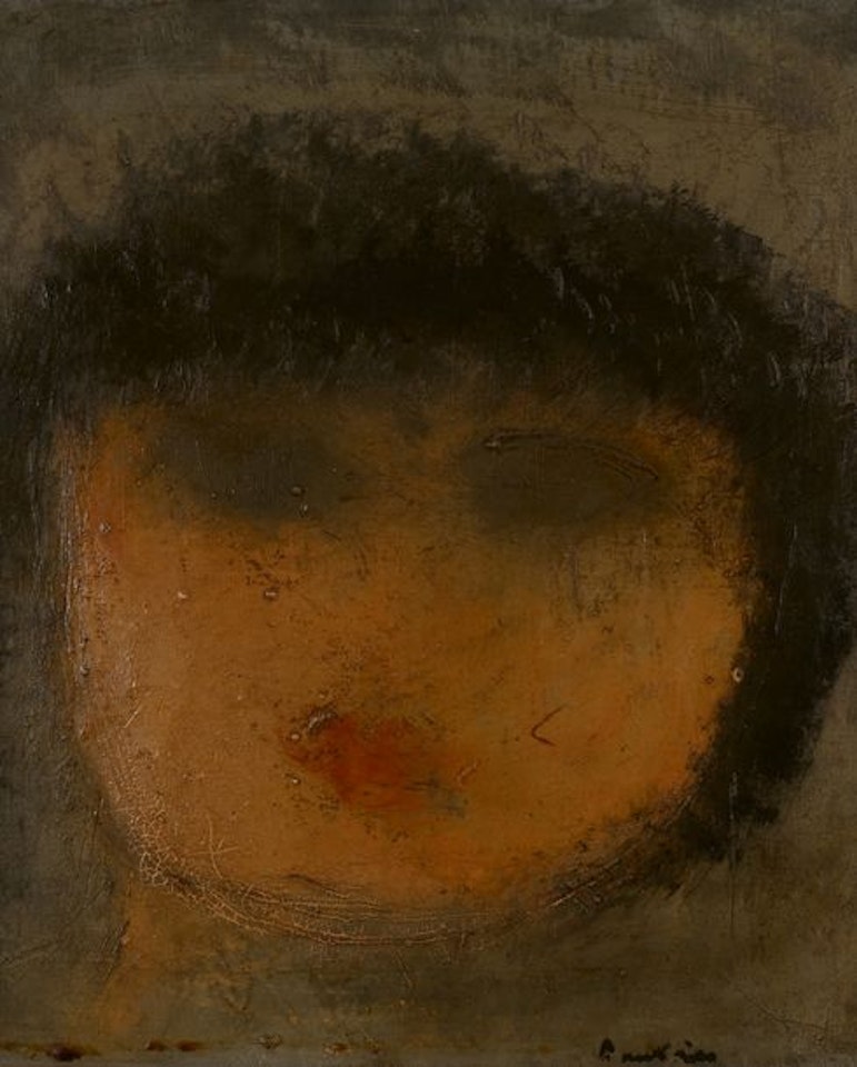 Face by Jean Fautrier