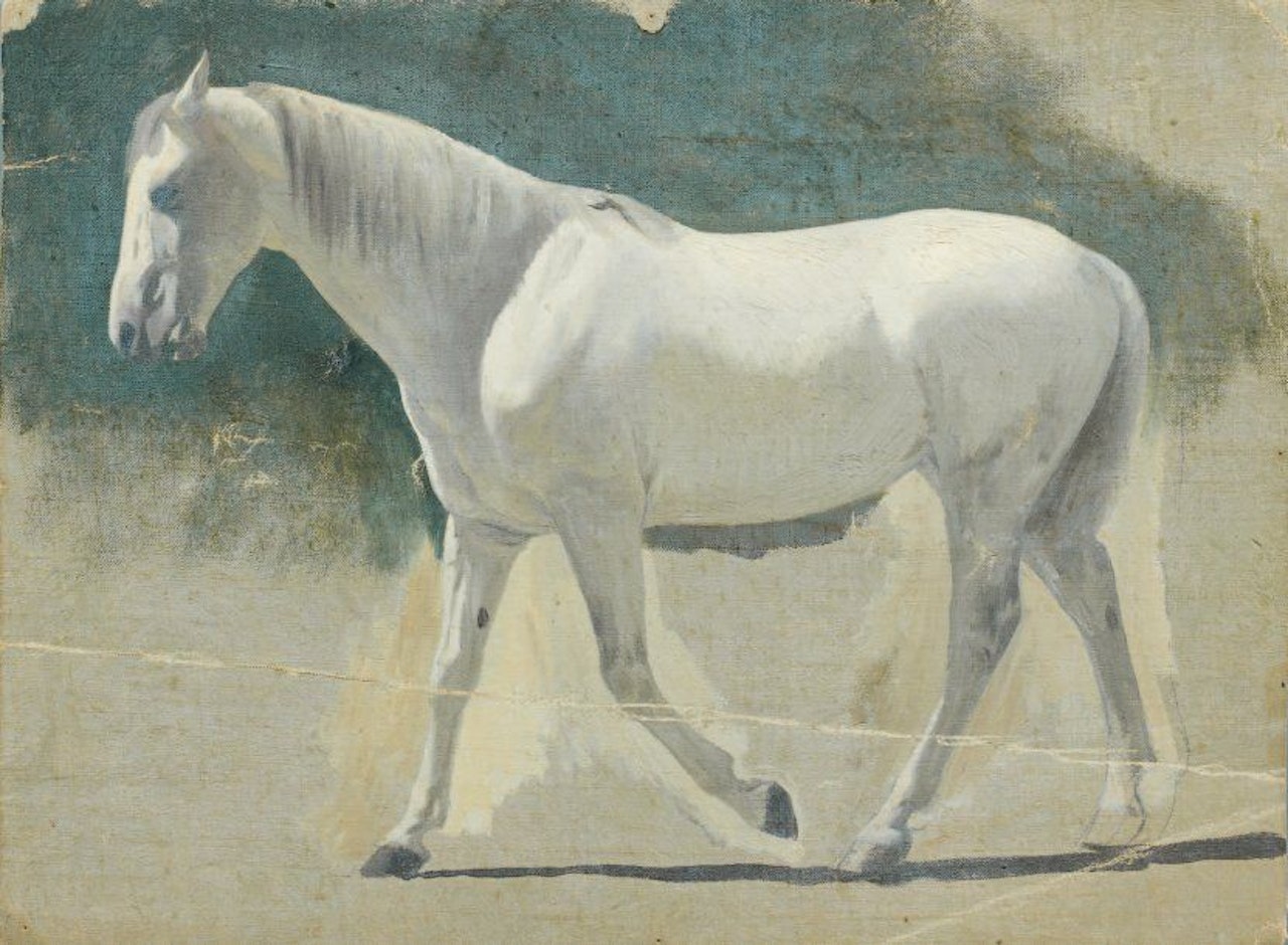 White horse by Jean Léon Gérome