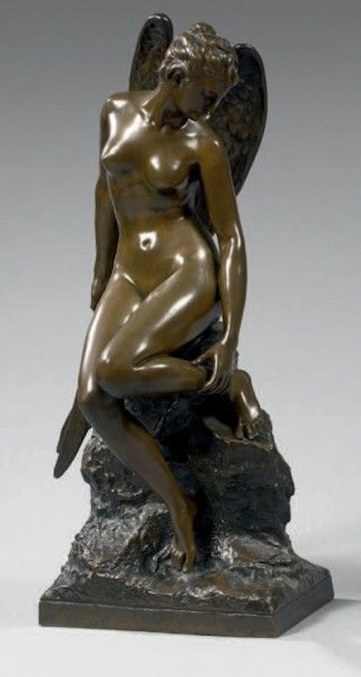“The wounded swallow” by Alfred Boucher