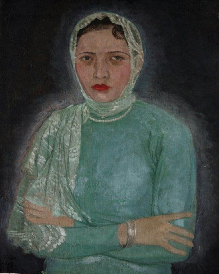 Portrait of a woman by Le Pho