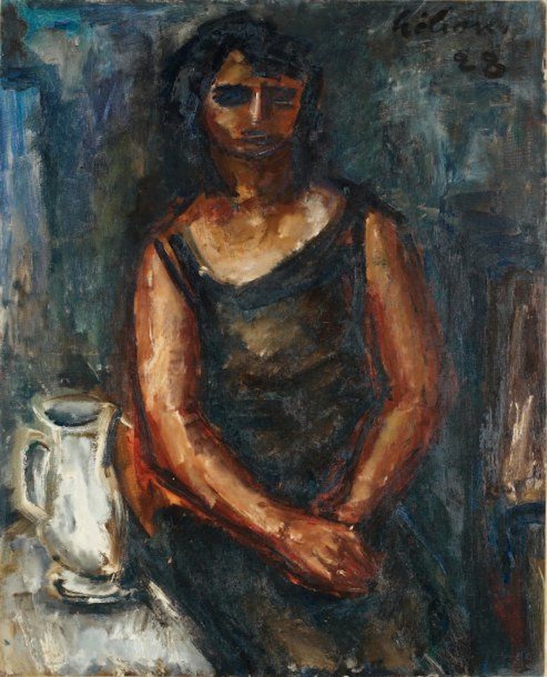 Woman with crossed hands by Jean Hélion