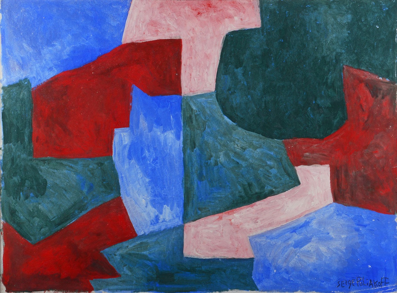 Composition bleue by Serge Poliakoff