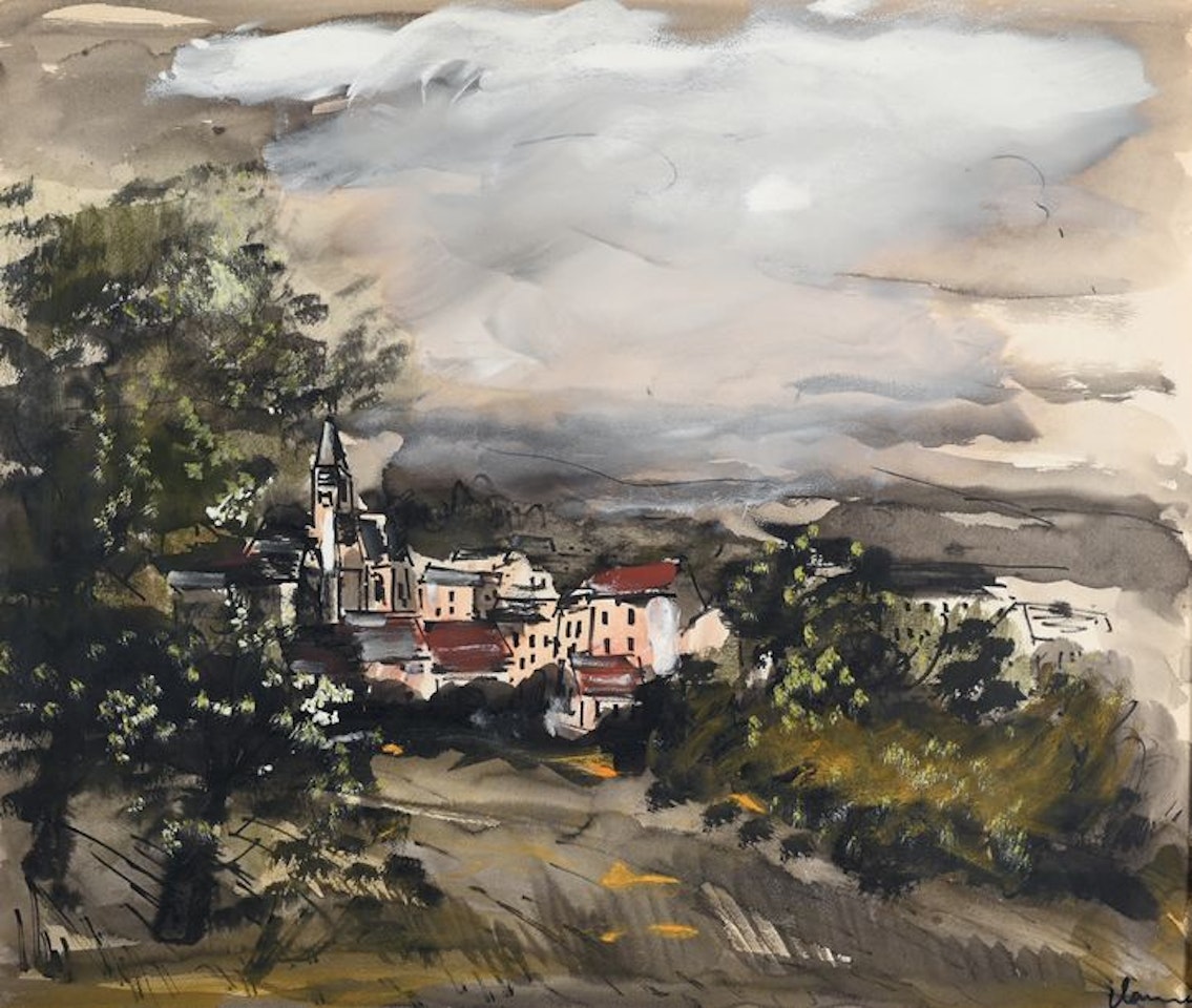 Nesles la vallée by Maurice de Vlaminck