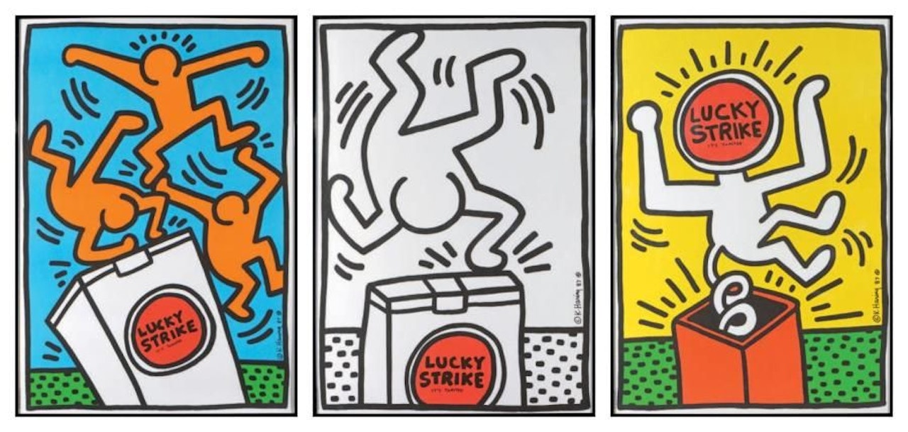 Lucky Strike by Keith Haring