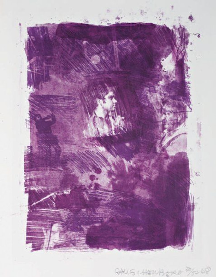 "Flower Re-Run", from the Reels series by Robert Rauschenberg