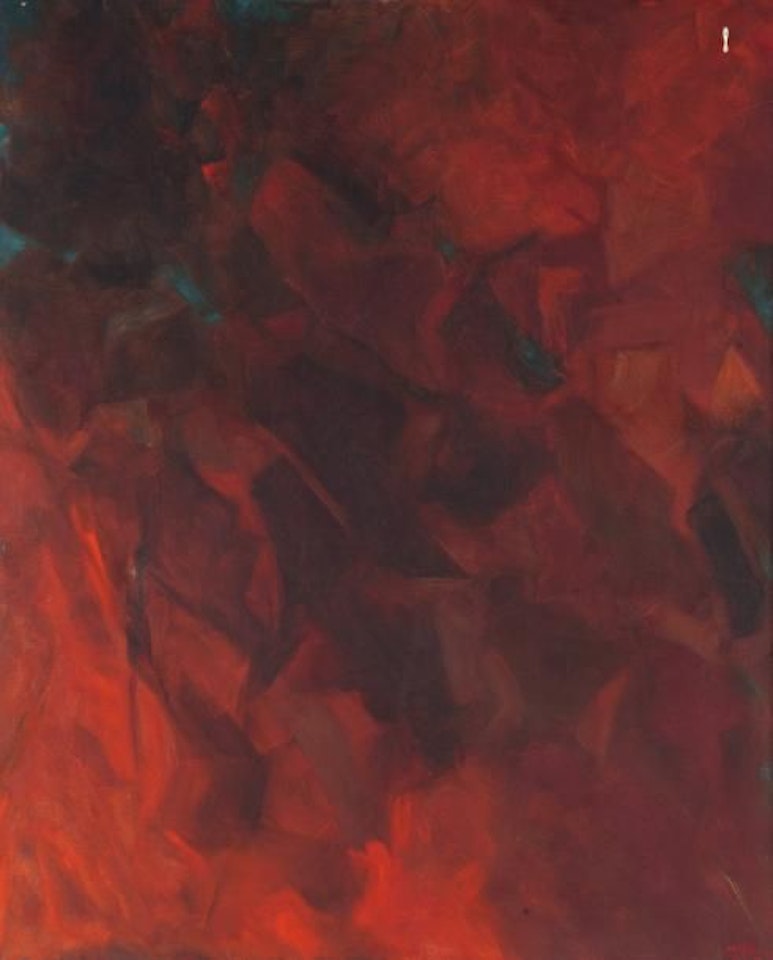 Abstract composition, January 1962 by Avigdor Arikha