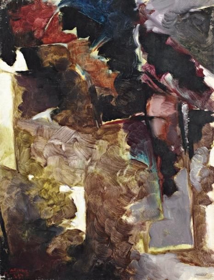 Abstract composition by Avigdor Arikha