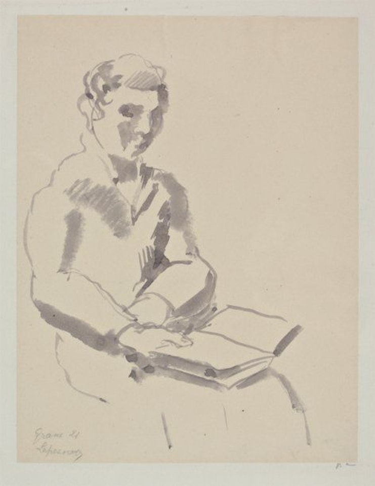 “YOUNG MAN READING” by Roger de la Fresnaye