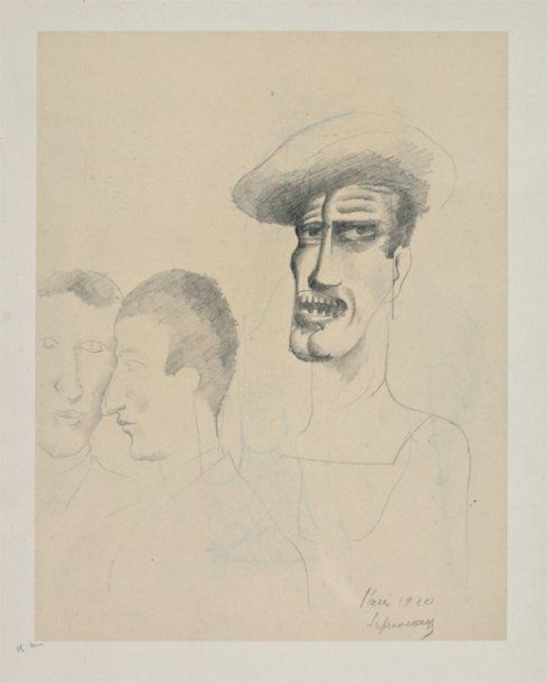“HOMME AU BERET” by Roger de la Fresnaye