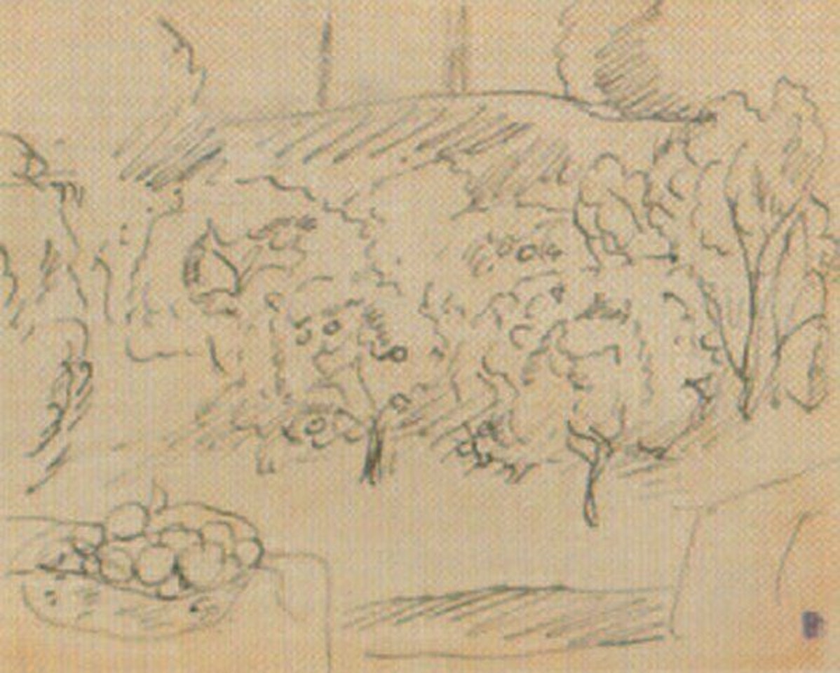 The apple trees by Pierre Bonnard