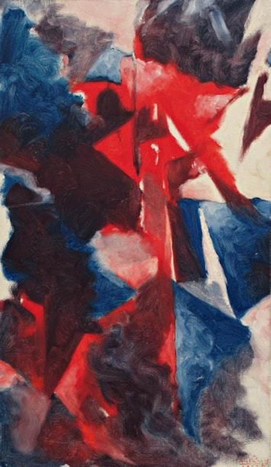 Abstract composition by Avigdor Arikha
