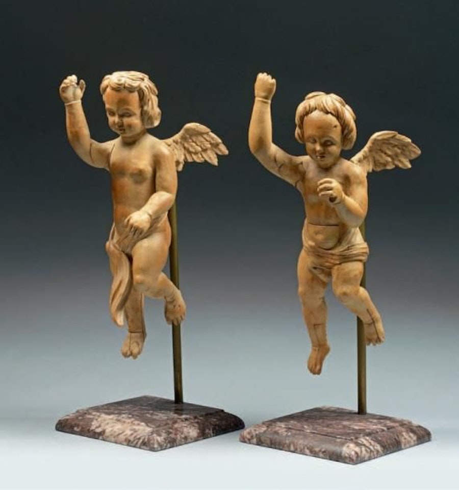 Pair of putto Sculptures by French School