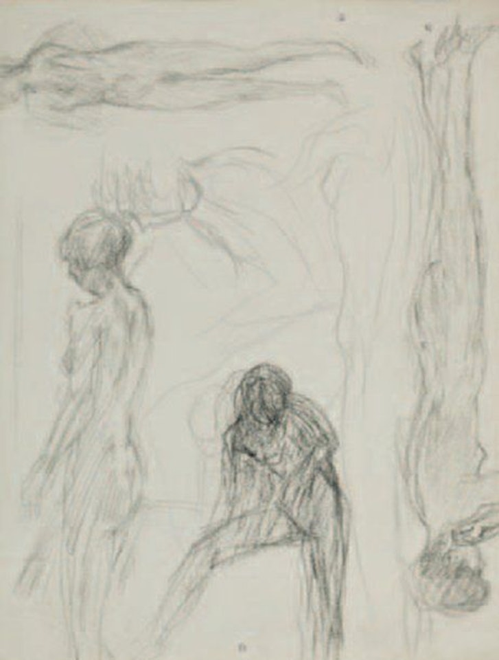 Sheet of sketches by Pierre Bonnard
