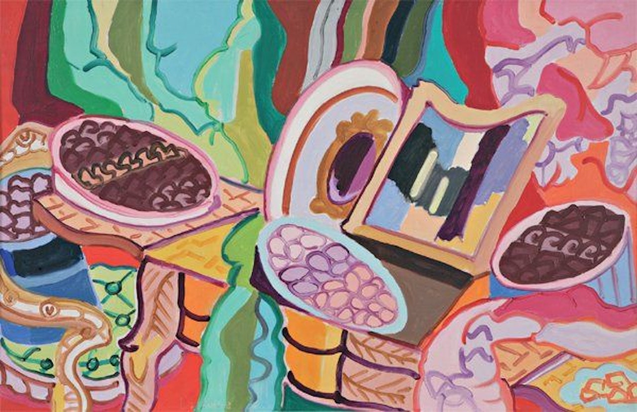 “CHOCOLATES AND MIRROR” by Charles Lapicque