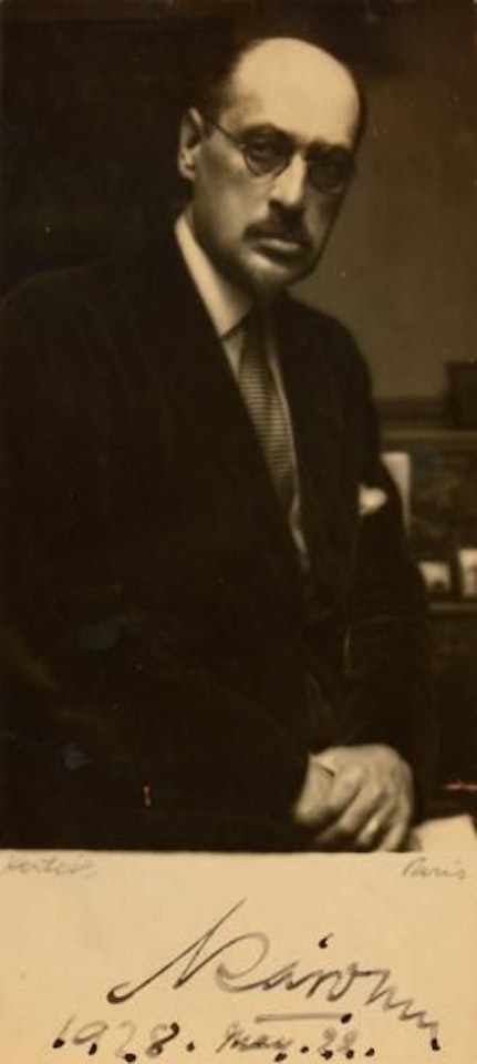 Count Mihály Károlyi, first president of the Hungarian republic by André Kertész