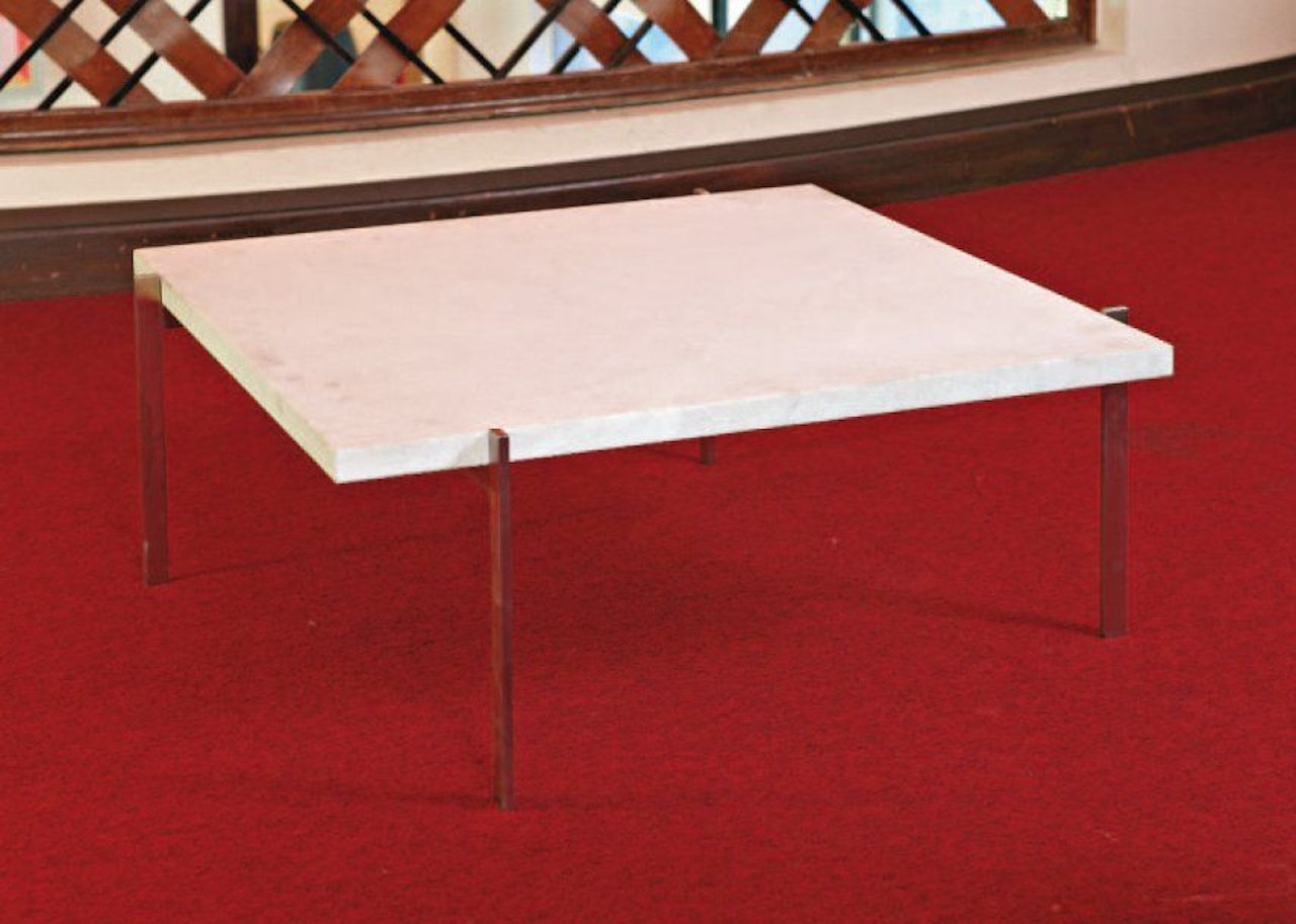 Coffee table model “PK 61” by Poul Kjaerholm