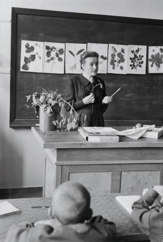 The botany lesson, Moscow, Russia by Henri Cartier-Bresson
