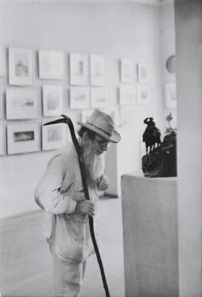 Gorky Park of Culture and Rest, exhibition of engravings and drawings, Moscow, Russia by Henri Cartier-Bresson