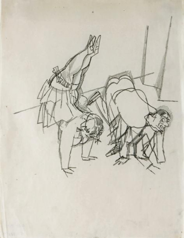The dance class by George Grosz