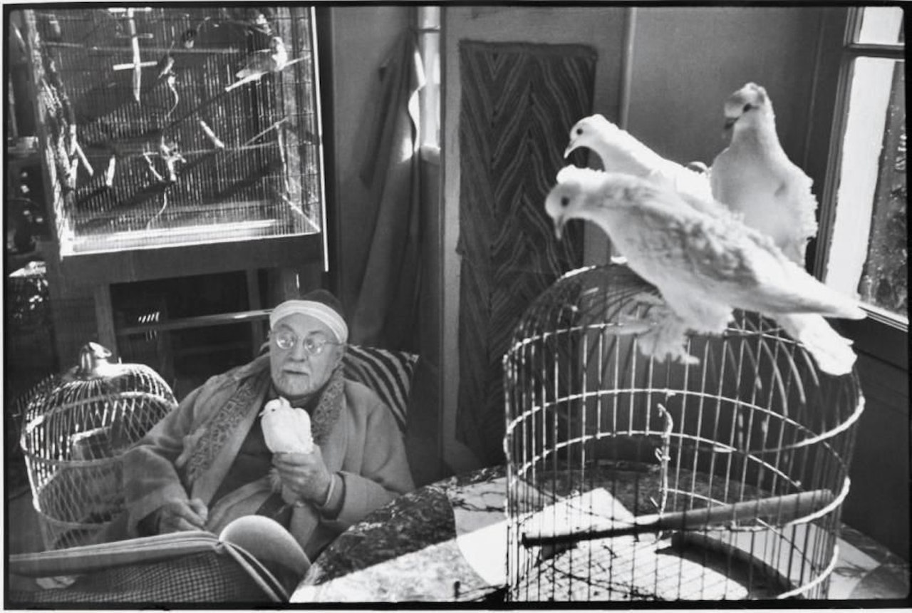 Henri Matisse, Vence, France by Henri Cartier-Bresson