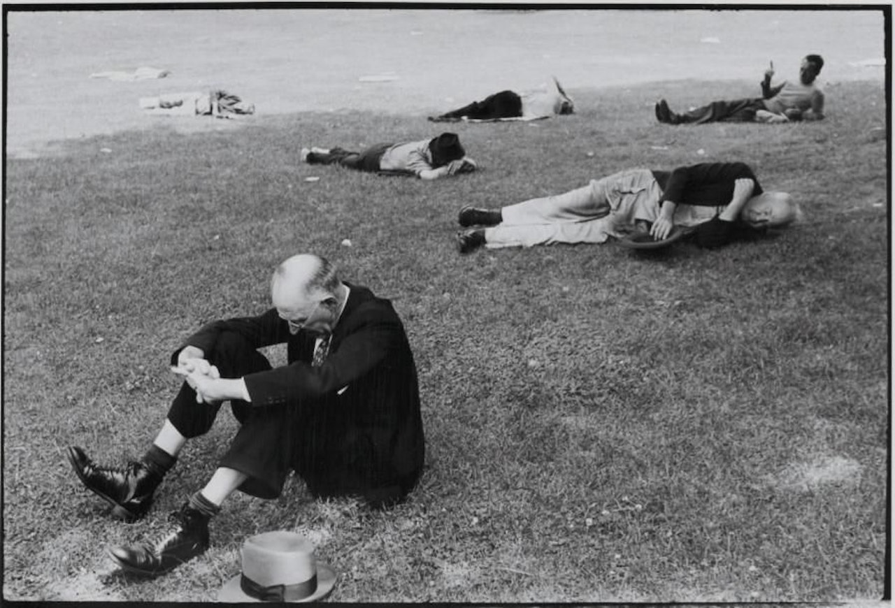 Heat wave, Boston, United States by Henri Cartier-Bresson