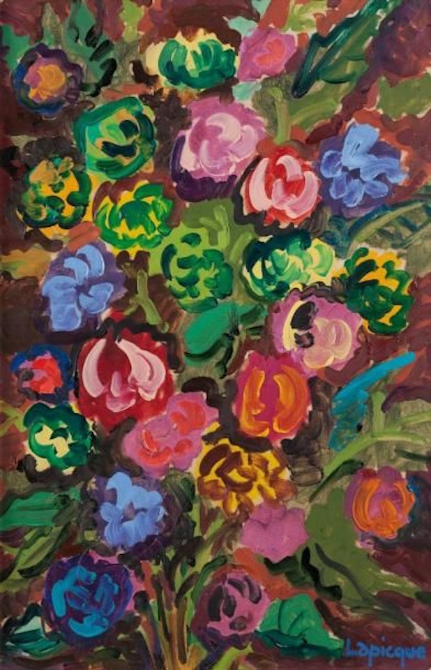 Fleurs by Charles Lapicque